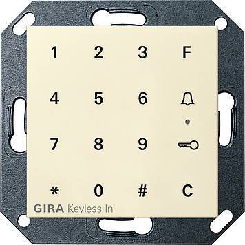 Keyless In klaw.kod. System 55 kremowy