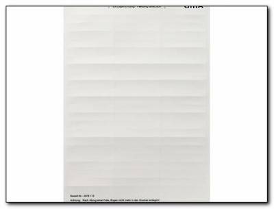 Arkusz opisowy 11,7x66,3 mm Urz dodatkowe biały