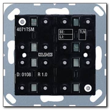 KNX Przycisk 1-krotny z portem, Standardowy