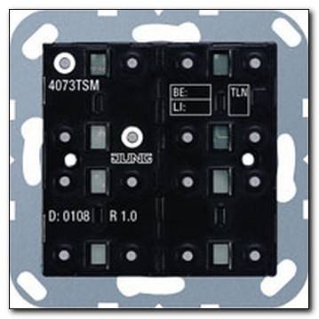 KNX Przycisk 3-krotny z portem, Standardowy