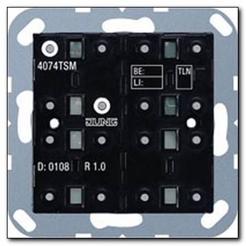 KNX Przycisk 4-krotny z portem, Standardowy