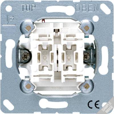 Mechanizm łącznika podwójnego schodowego