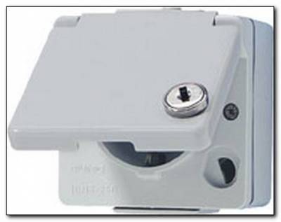 WG-Gniazdo SCHUKO z zamkiem