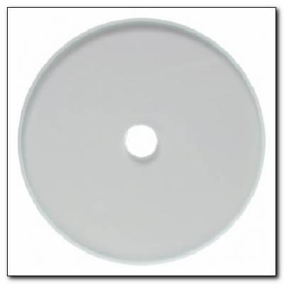 Szklana płytka wierzchnia do łącznika obrotowego; jasny; Glasserie 1090