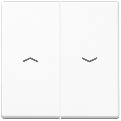 Klawisz żaluzjowy, biały