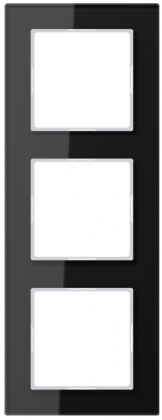 Ramka 3-krotna, szkło czarny