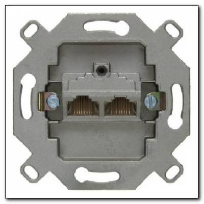 Gniazdo przyłączeniowe UAE 8/8-biegunowe ekranowane; ; Mechanizmy Numer katalogowy: 4587