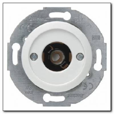 Łącznik i sygnalizator świetlny E10 z elementem centralnym; śnieżnobiały; 1930/Glas/Palazzo Numer katalogowy: 5104