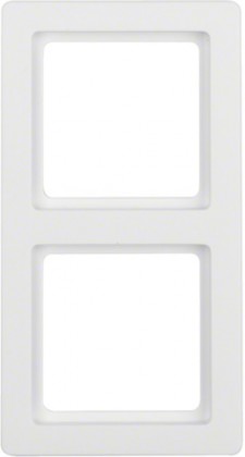 Q.1 Ramka 2-krotna; śnieżnobiały, aksamit 10126089