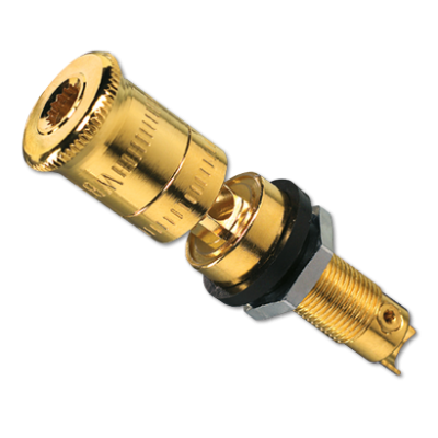 Gniazdo HIGH-END, zacisk głośnikowy, czarny