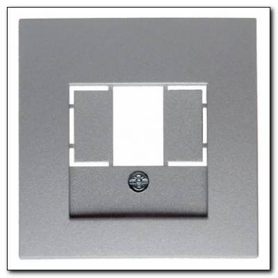 Element centralny do gniazda TAE i głośnikowego; alu; B.1/B.7 Glas Numer katalogowy: 10331404