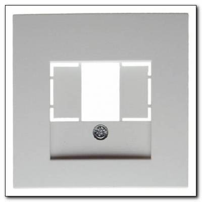 Element centralny do gniazda TAE i głośnikowego; śnieżnobiały; S.1/B.1/B.3/B.7 Glas Numer katalogowy: 10331909