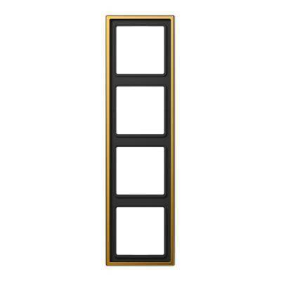 Ramka 4-krotna, pozłacany 24-karatowym złotem