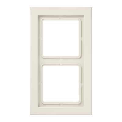 Ramka 2-krotna LS-design, kremowy