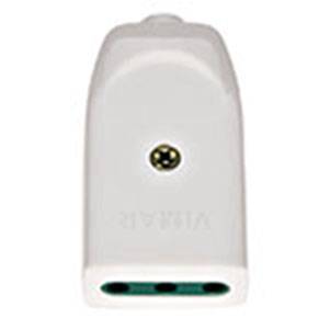 Gniazdo na przewód, 2P+E, standard P11, biały