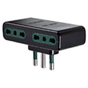 Multi-adaptor S17 +4P17/11 outlet black