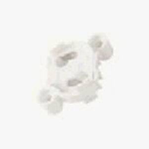 2A 250V starterhld+brass contacts white