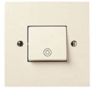 1P NO 10A push button ivory