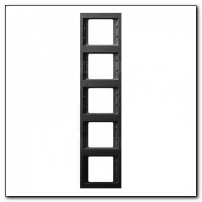 Ramka 5-krotna pionowa; antracyt mat, lakierowany; K.1 Numer katalogowy: 13537006