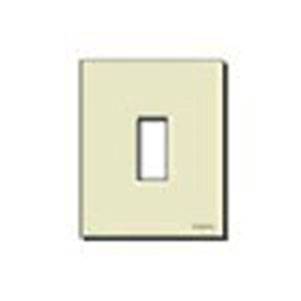 Plate 1M resin snapfix ivory