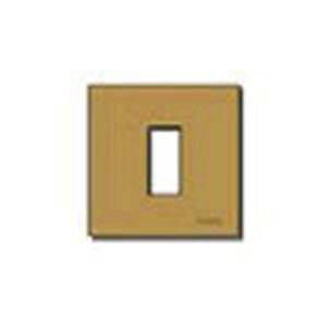 Plate 1M alum. snapfix bronze