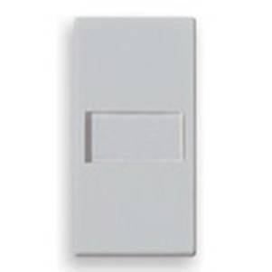 Klawisz, z ramką opisową, 1M, srebrny