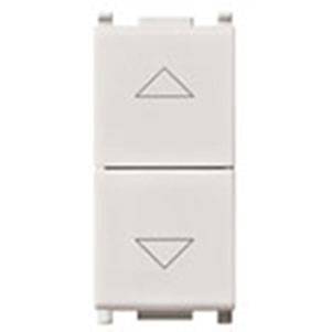 Zsynchronizowane przyciski 1P ze strzałkami, NO+NO, 10A, 1M, biały