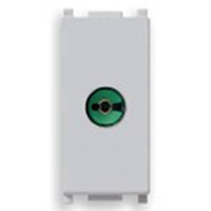 Współosiowe gniazdo TV, 40-862MHz, przelotowe, 20dB, 1M, srebrny