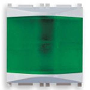 Wskaźnik pryzmatyczny, zielony, 2M, srebrny