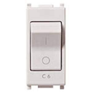 Wyłącznik nadprądowy 1P+N, 120-230V, C6, 1M, biały