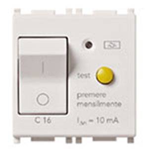 Wyłącznik różnocowo-prądowy 1P+N, 120-230V, 6mA, C16, 2M, biały