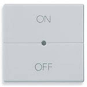Klawisz, symbol - ON/OFF, 2M, srebrny
