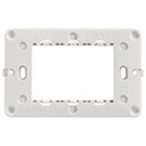 Ramka montażowa  z wkrętami, 3M, szara