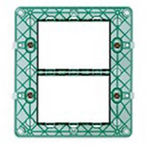 Ramka montażowa  z wkrętami, 6M (3+3)