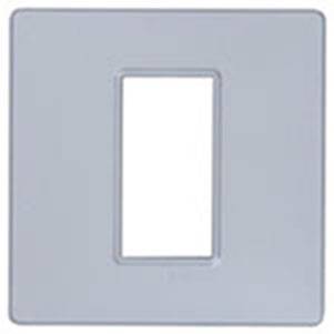 Ramka ozdobna, technopolimer, 1M, matowy srebrny