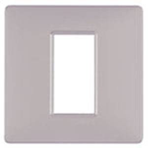 Ramka ozdobna, technopolimer, 1M, matowy nikiel