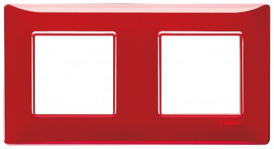 Ramka ozdobna, technopolimer 4M (2+2) 71mm Reflex ruby