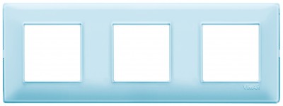 Ramka ozdobna, technopolimer 6M (2+2+2) 71mm Reflex water