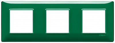 Ramka ozdobna, technopolimer 6M (2+2+2) 71mm Reflex emerald