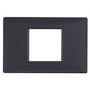 Ramka ozdobna, technopolimer, 2M-centr., czarny