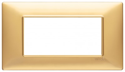 Ramka ozdobna, technopolimer, 4M, matowy złoty