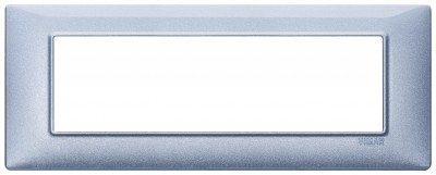 Ramka ozdobna, metal, 7M, metaliczny niebieski