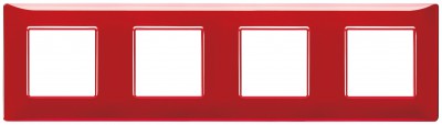 Ramka ozdobna 8M (2+2+2+2) 71mm Reflex ruby
