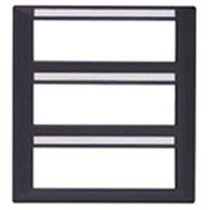 Ramka ozdobna, technopolimer, 21M, czarny