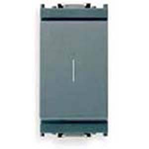 Przycisk 1P, NO, 16A, symbol - I, styk pomocniczy NC, 1M, antracyt