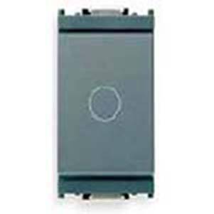 Przycisk 1P, NC, 16A, symbol - O, styk pomocniczy NO, 1M, antracyt