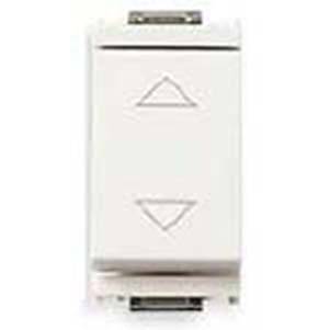 Przycisk 2P, 10A, ze strzałkami kierunki, 1M, biały