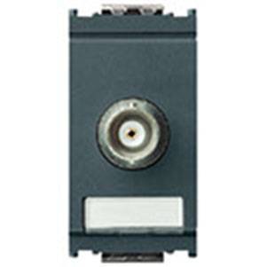 Złącze gniazda BNC RG58, RG59/62, RX93,, 1M, antracyt