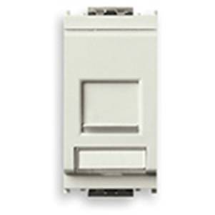 Gniazdo komputerowe RJ45, kat. 5e, AMP/Tyco FTP, 1M, biały