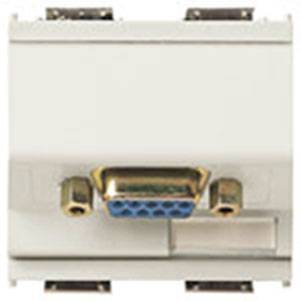 Złącze 9P, SUB-D, 2M, biały